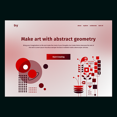 Try animation branding design typography ui ux web website