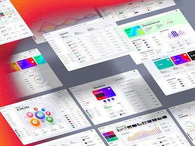 Eclipse - Figma dashboard UI kit for data design web apps analytics banking card chart charts coin components crypto dashboard dataviz desktop dev develop finance infographic statistic system template ui ux