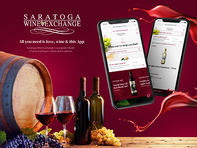 Saratoga Wine Exchange bootstrap design e commerce informationarchitecture prototype ui user experience ux webapplication