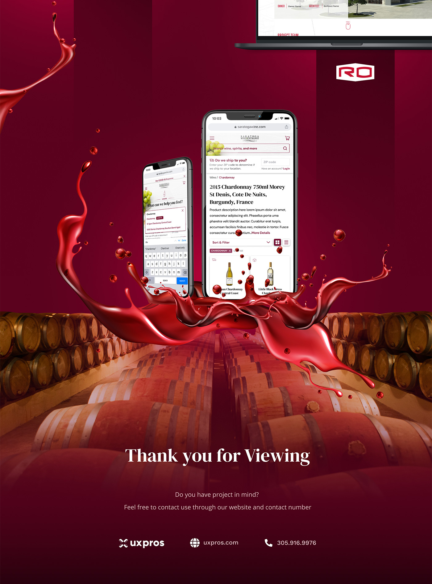 Saratoga Wine Exchange by UX Pros on Dribbble