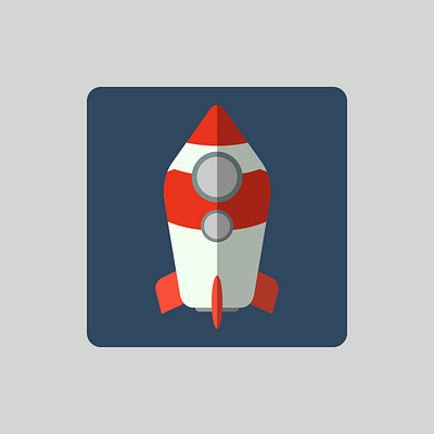 Rocket adobe illustrator illustration moon rocket