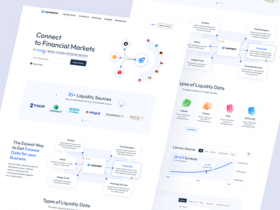Financial Markets Connector app clean connector forex infographic light markets minimal minimalistic payment price prices stock trade trading ui ux website white