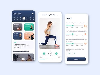 Fitness App animation branding motion graphics