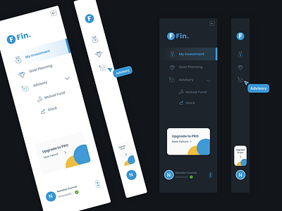 Finance tool navigation... dashboard finance finance sidebar finance tool navigation finance tools graphic design ui user interface user interface design