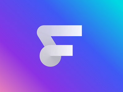 F modern logo design dribbble. branding ecommerce f modern logo logo