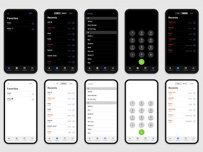 Case Study: Phone Contacts App design mobile product
