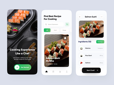 Recipe App app clean clean app clean ui cook cook app cooking cooking app design diet diet app food food app mobile app recipe recipe app recipes recipes app restaurant restaurant app