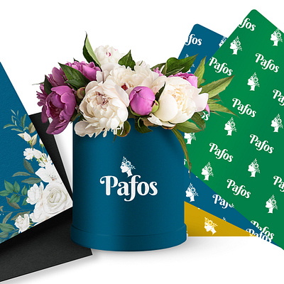 Logo design for Pafos flowers flowers logo mascot