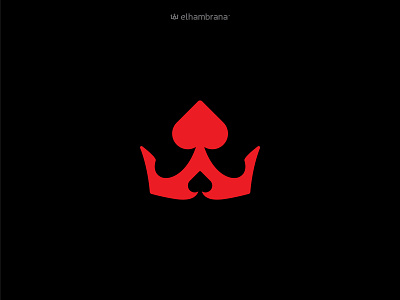 Crown Spades / King Spades crown king logo queen vegas