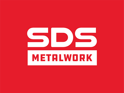 SDS Metalwork branding graphic design logo