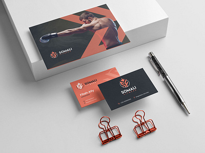 Somali Fitness asyaamiye branding creative design graphic design icon logo mockup mogadishu somali somalifitness