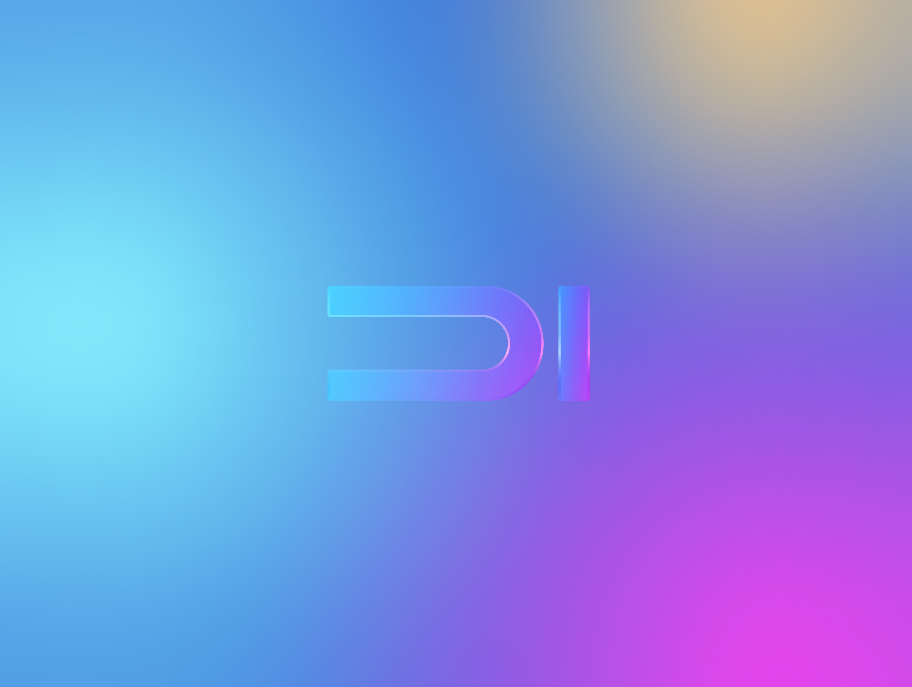 DIUX logotype 3d brand brand design branding branding design design graphic design logo typography ui ux vector