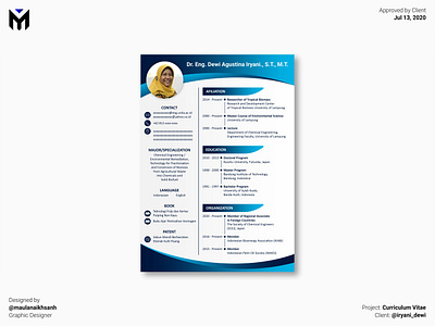 MRS. DEWI'S CV biomasa biomass chemicalengineering curriculumvitae curriculumvitaedesign cv cvdesign cvmodern daftarriwayathidup desaincurriculumvitae desaincv dosen graphicdesigner kyushuuniversity lecturer maulanaikhsanh moderncv peneliti researcher teknikkimiaunila