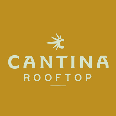 Cantina Rooftop logo beverage logo packaging restaurant saratoga