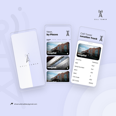 Location Detector app detector app ui ux