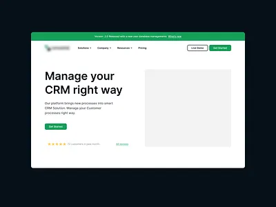 Digital Product - Exploration vol.1 content crm figma hero icon image landing page menu modern notification page rating review star typography web website
