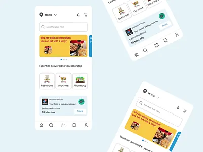 Deliver app UI design 3d amazing design amazon t shirts design animation app design branding delivery page design graphic design illustration logo mobile app design mobile ui motion graphics ui ux ui design