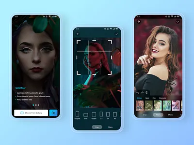 Photo Editor App adobe xd app design app interface app mobile app ui design user experience user interface