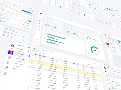ERP system — Animation aif animation app clean crm dashboard design erp interface iu design mobile mobile app motion ui ux