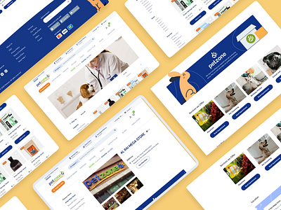 PetCare and supplements - Petzone design ui ux