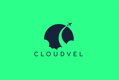 Cloudvel logo creativedesign illustrator art moderndesign