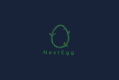 Nestegg logo branding illustration moderndesign