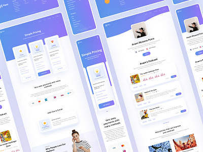 POCO - Website Podcasting Product podcast podcasting responsive ui ui kit ui8 user interface ux web product website website kit website template wen design