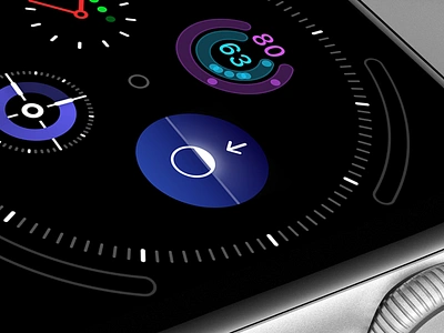 Watch Widgets 2 app apple application concept dashboard design experimental humaninterface panel platform sketch ui watch watchface watchos widget widgets