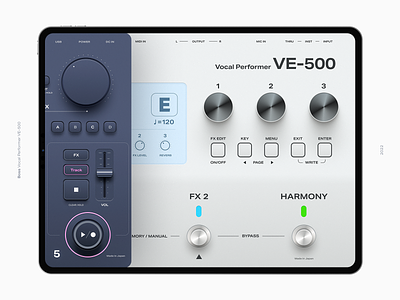 Boss VE-500 app boss boss effect boss effects ipad ipad app music music app music design plugin plugin design vocal vocal performer vst vst design