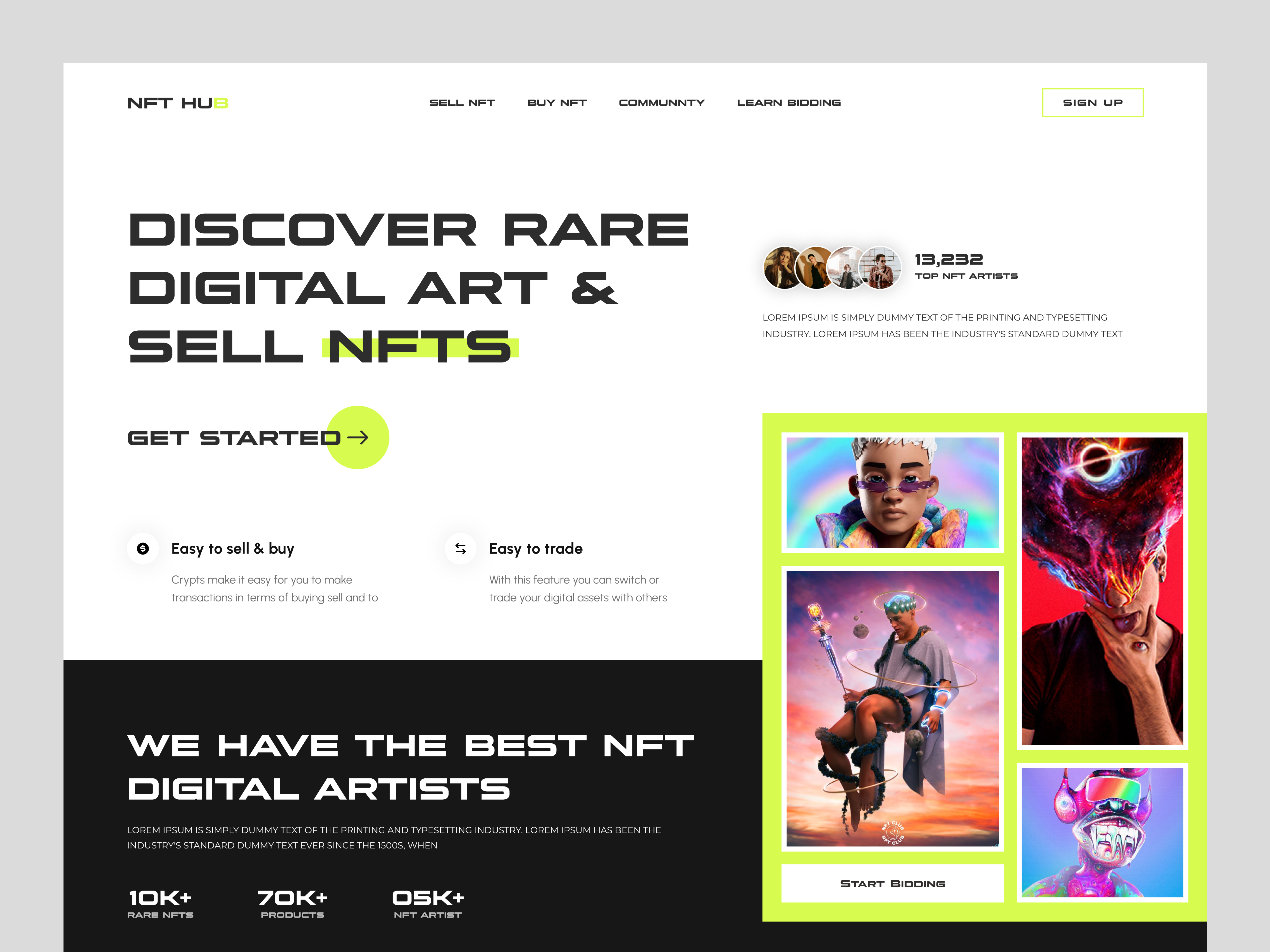 NFT Website Design bitcoin blockchain crypto wallet cryptoart cryptocurrency elegant ethereum marketplace nft nft marketplace nft music nft website nftart nfts token trade web 3 web 3.0 web design web3 web