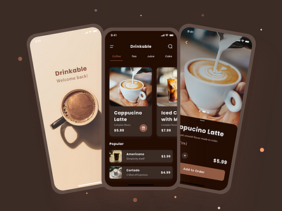 Coffee App Design adobe xd app app design apps branding coffee coffee app coffee shop design dribbble figma product design ucd ui ui ux ui design user experience design user interface design ux ux design