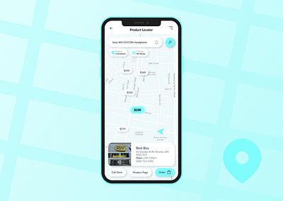 Daily UI 020 – Location Tracker 020 app dailyui dailyui020 dailyuichallenge design electronics location location tracker locator map mobile store locator tracking ui ux