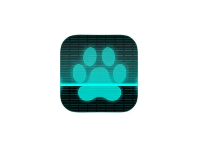Pet scanner 2017 animals app icon icon ios app paw pet scan scanner sci fi