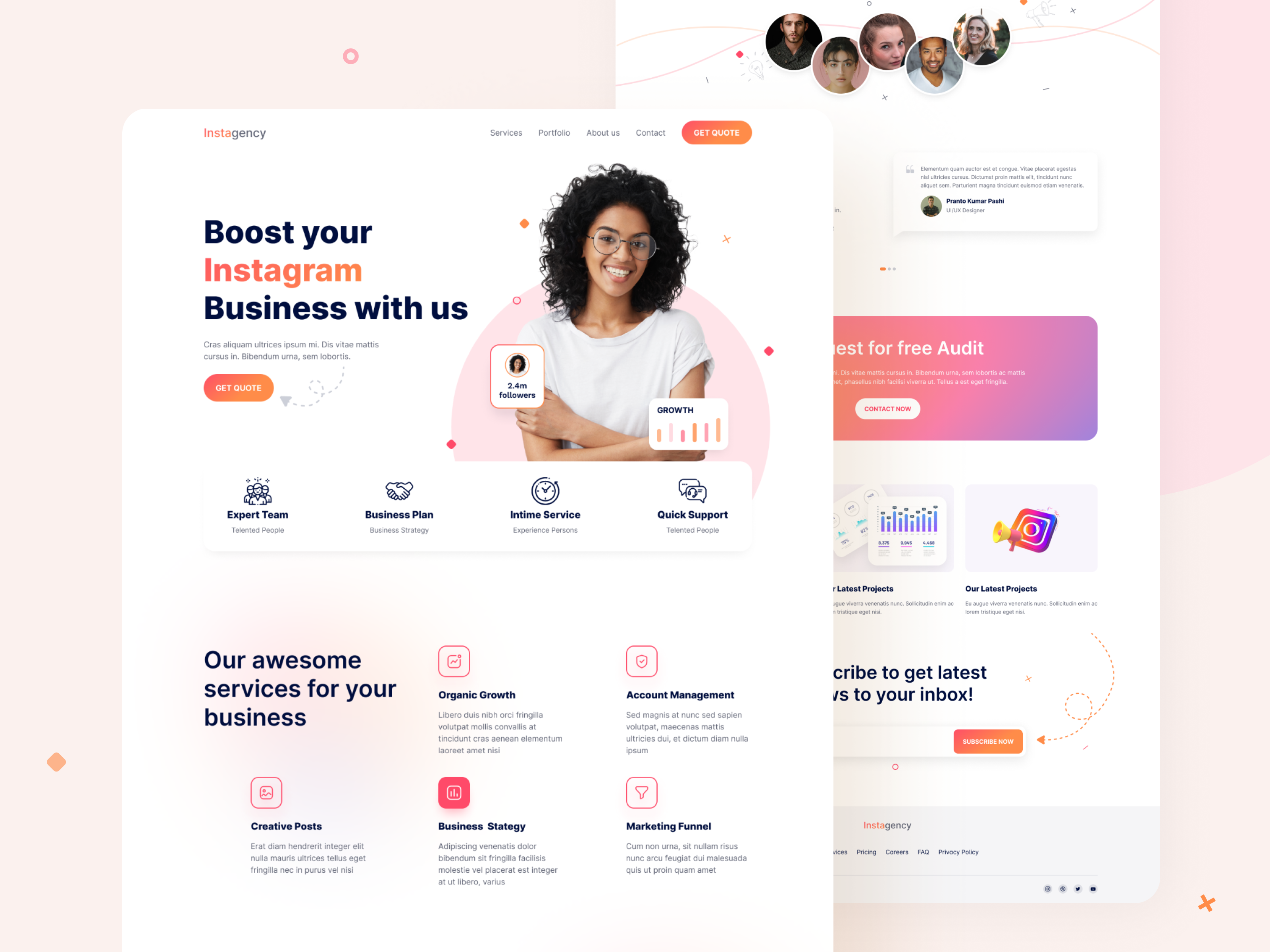 Example of Landing Page Design