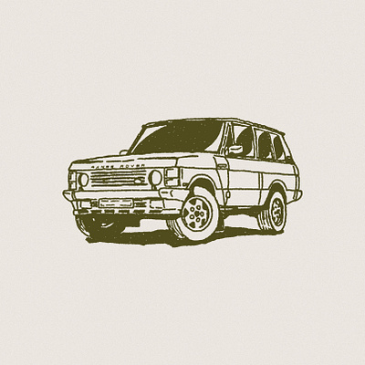 Range Rover Illustration illustration land rover overland range rover suv