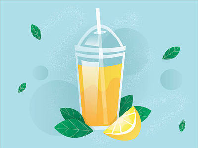 Lemonade🍋 2d illustration vector