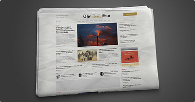 The New York Sun - a case study accessibility app branding design newspaper publication ui ux website