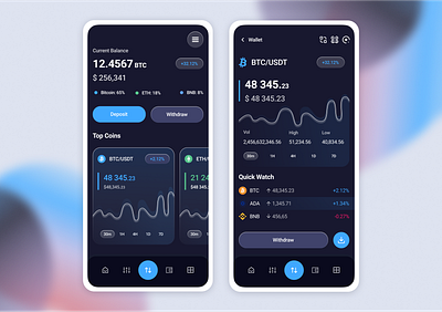 Crypto Wallet app banking binance bitcoin coin crypto ios money online payment wallet