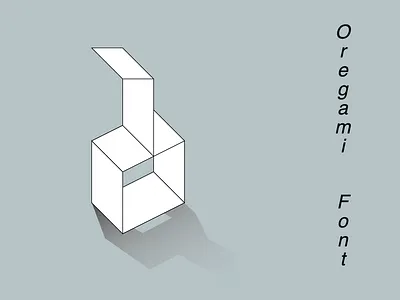 Oregami Font font graphic design
