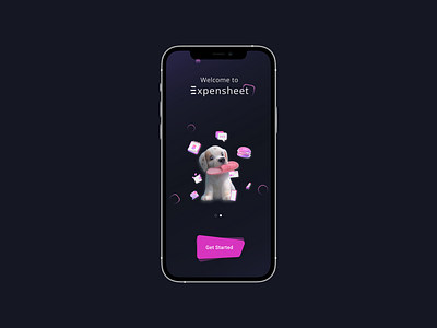 Expensheet - Personal Finance App app design expense finance mobile tracker ui ui design uiux ux