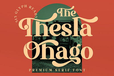 The Thesla Ohago Serif Font advertising branding classy display display font elegant fashion font fonts lettering logo magazine minimalist modern sans serif serif stylish typeface typography unique