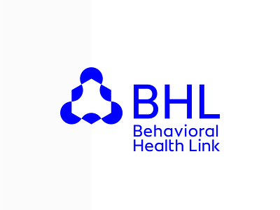 Behavioral Health Link call center hub, saas logo design brand brand identity branding icon identity logo logo design logo designer logo mark logodesign logos logotype mark medical minimalist logo modern logo research symbol typography visual identity