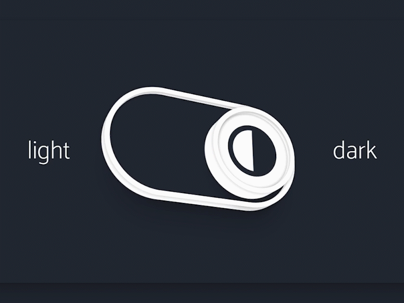 Dark Mode Toggle in Webflow 3d animation dark mode interaction madeinwebflow ui webflow