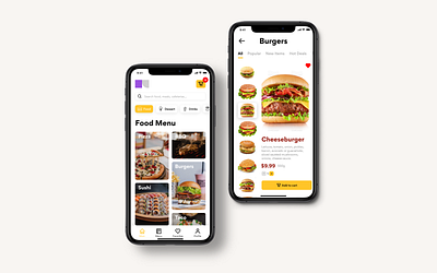 Food app UI design art design product deisgn ui uiux ux