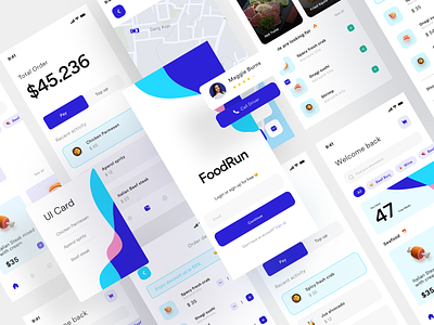 Food Delivery Mobile App UX/UI Design android app dashboard figma food frontend interface ios map mobile mobile app presentation product ride ui uidesign user ux ux design uxdesiger