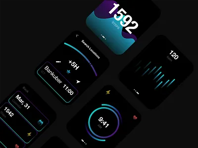 Smartwatches interface exploration app design interface ui