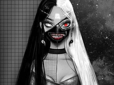 Album Cover Art for Grimes design graphic design icon illustration vector