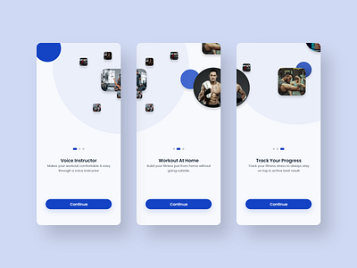Workout App Onboarding 2021 best design app design best design clean clean ui design minimal minimalist mobile app onboarding trendy ui ui design uiux ux ux design workout app