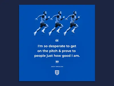 Poster Design [ Jack Grealish ] euro2020 graphic design poster poster design sportsdesign sportsposter