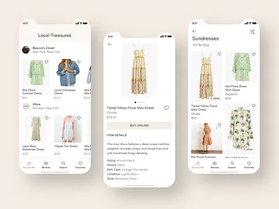 Vintage Clothing Shopping App